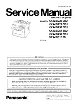 Предварительный просмотр 1 страницы Panasonic DP-MB310EU Service Manual