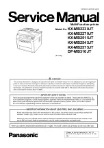 Panasonic DP-MB310JT Service Manual предпросмотр