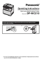 Panasonic DP-MC210 Operating Instructions Manual предпросмотр