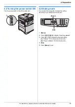 Preview for 19 page of Panasonic DP-MC210 Operating Instructions Manual