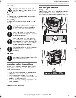 Предварительный просмотр 5 страницы Panasonic DP-MC210 Quick Reference Manual