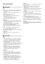 Preview for 2 page of Panasonic DP-UB150GN-K Operating Instructions Manual