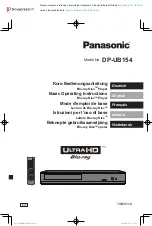 Panasonic DP-UB154 Basic Operating Instructions Manual preview