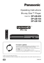 Panasonic DP-UB154 Operating Instructions Manual preview