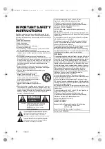 Preview for 2 page of Panasonic DP-UB420 Basic Owner'S Manual