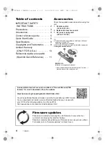 Preview for 4 page of Panasonic DP-UB420 Basic Owner'S Manual