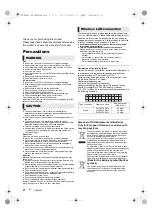 Preview for 2 page of Panasonic DP-UB820 Basic Operating Instructions