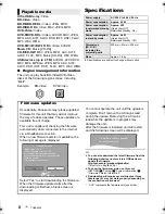 Preview for 8 page of Panasonic DP-UB9000 Basic Operating Instructions Manual