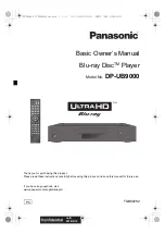 Panasonic DP-UB9000 Basic Owner'S Manual preview