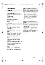 Preview for 3 page of Panasonic DP-UB9000 Basic Owner'S Manual