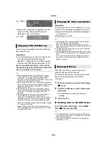 Preview for 22 page of Panasonic DP-UB9000P1K Owner'S Manual