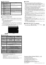 Предварительный просмотр 4 страницы Panasonic DPS-400 Series Instruction Manual