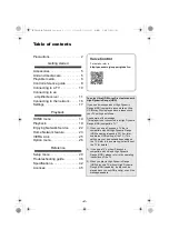 Preview for 4 page of Panasonic DPUB820GNK Operating Instructions Manual