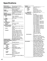 Предварительный просмотр 44 страницы Panasonic DT2750MS - 27" - 1600X1280 MULT Operating Instructions Manual