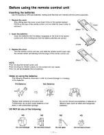 Preview for 12 page of Panasonic DTM3050W - 30" MONITOR Operating Instructions Manual