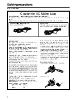 Preview for 4 page of Panasonic DVCPRO AJ-BS901P Operating Instructions Manual