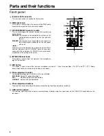 Preview for 8 page of Panasonic DVCPRO AJ-BS901P Operating Instructions Manual