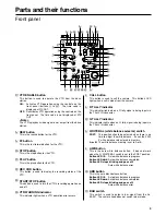 Preview for 9 page of Panasonic DVCPRO AJ-BS901P Operating Instructions Manual