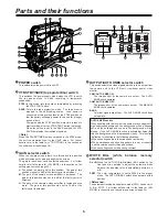 Preview for 6 page of Panasonic DVCPRO AJ-D410AP Operating Instructions Manual