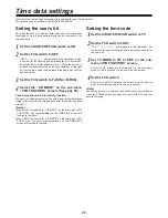 Preview for 22 page of Panasonic DVCPRO AJ-D410AP Operating Instructions Manual