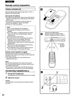 Предварительный просмотр 20 страницы Panasonic DVD-A100CA Operating Instructions Manual