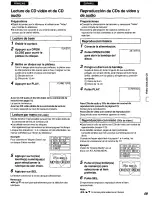 Предварительный просмотр 49 страницы Panasonic DVD-A100CA Operating Instructions Manual