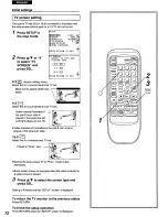 Предварительный просмотр 72 страницы Panasonic DVD-A100CA Operating Instructions Manual