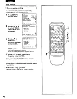 Предварительный просмотр 76 страницы Panasonic DVD-A100CA Operating Instructions Manual