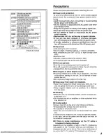 Предварительный просмотр 3 страницы Panasonic DVD-A105 Operating Instructions Manual