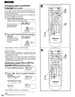 Preview for 58 page of Panasonic DVD-A105 Operating Instructions Manual