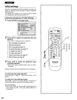 Предварительный просмотр 64 страницы Panasonic DVD-A105 Operating Instructions Manual