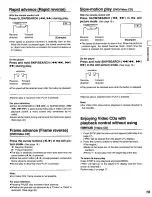 Preview for 19 page of Panasonic DVD-A120 Operating Instructions Manual