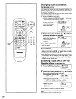 Preview for 28 page of Panasonic DVD-A120 Operating Instructions Manual