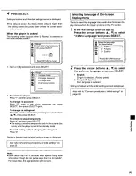 Preview for 35 page of Panasonic DVD-A120 Operating Instructions Manual