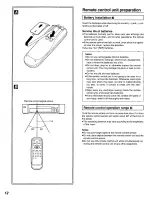 Preview for 12 page of Panasonic DVD-A160 Operating Instructions Manual