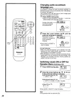 Preview for 26 page of Panasonic DVD-A160 Operating Instructions Manual