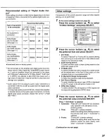 Preview for 37 page of Panasonic DVD-A160 Operating Instructions Manual