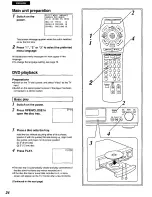 Предварительный просмотр 24 страницы Panasonic DVD-A300CA Operating Instructions Manual