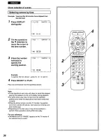 Предварительный просмотр 36 страницы Panasonic DVD-A300CA Operating Instructions Manual