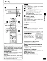 Предварительный просмотр 11 страницы Panasonic DVD-A7 Operating Instructions Manual