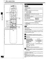 Preview for 14 page of Panasonic DVD-A7 Operating Instructions Manual