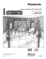 Предварительный просмотр 49 страницы Panasonic DVD-A7 Operating Instructions Manual