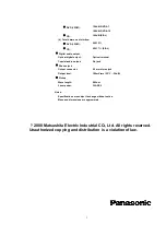 Preview for 3 page of Panasonic DVD-A7 Service Manual