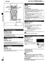 Preview for 10 page of Panasonic DVD-CP67K Operating Operating Instructions Manual