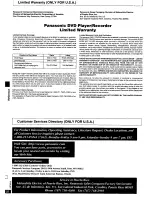 Preview for 22 page of Panasonic DVD-CP67K Operating Operating Instructions Manual