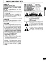 Preview for 3 page of Panasonic DVD-CV40 Operating Instructions Manual