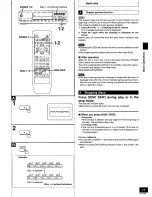 Preview for 13 page of Panasonic DVD-CV40 Operating Instructions Manual