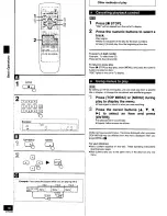 Preview for 16 page of Panasonic DVD-CV40 Operating Instructions Manual