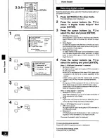 Preview for 36 page of Panasonic DVD-CV40 Operating Instructions Manual