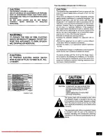 Preview for 3 page of Panasonic DVD-CV51 Operating Instructions Manual